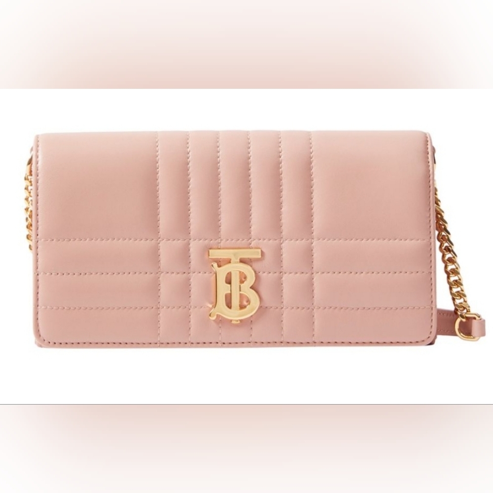 Burberry Quilted Wallet on a Chain
